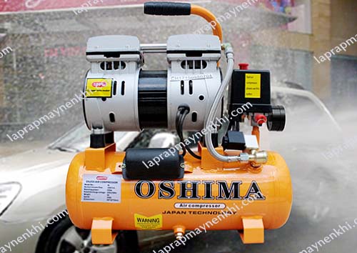 Máy nén khí Oshima có lớp sơn tĩnh điện an toàn đối với người dùng