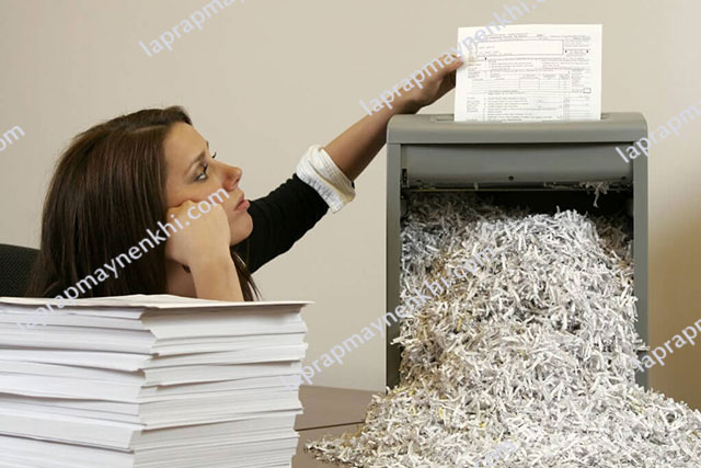 Nhược điểm của máy huỷ tài liệu cũ