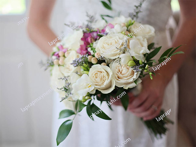 Kết hợp nhiều yếu tố để chọn hoa cưới cô dâu đẹp