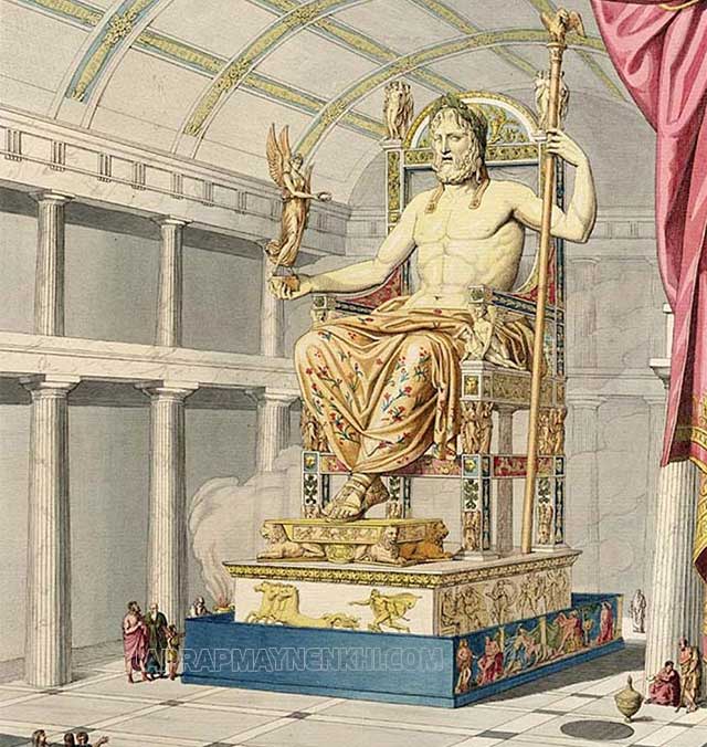 Tượng thần Zeus - kỳ quan thế giới cổ đại